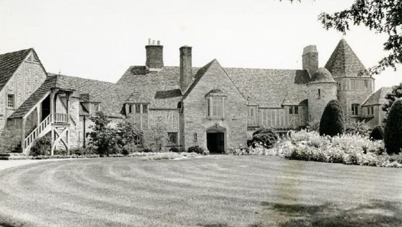 Old photo of a building